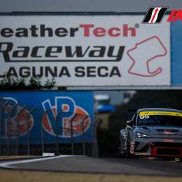 Michelin Pilot Challenge: un neumático le privó a Franco Girolami pelear por la victoria en Laguna Seca