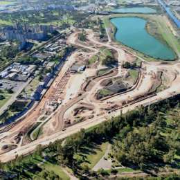 Autódromo de Buenos Aires: avanzas las obras y los nuevos boxes ya toman forma