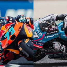 Moto3: Perrone fue contundente y clasificó en el P4 en Hungría; Morelli avanzó y fue P8