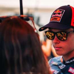 Moto3: la frustración de Perrone por la caída en Hungría: "Una pena terminar así un finde tan positivo"