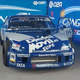 Así se presentó la Chevy restaurada del Pato Morresi, símbolo de la historia del TC
