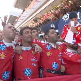 F1: ¡Locura total! El himno de Italia emocionó a todos en el podio del GP de Barcelona