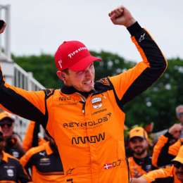 IndyCar: Lundgaard le ganó el duelo a Malukas y se llevó la victoria en Road America; Palou fue 4°