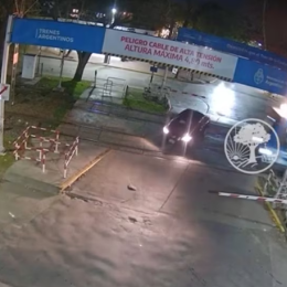 VIDEO: así fue el accidente de tren en el que falleció Ernestina Pais