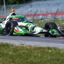IndyCar: el Juncos Hollinger Racing llegó al Fast Six con Rinus VeeKay en Mid Ohio