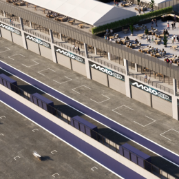 ¡Transformación total! MotoGP compartió el primer render oficial de los nuevos boxes del "Gálvez"