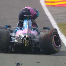 F1: ¡Destrozó el Alpine! El fortísimo accidente de Gasly en la FP2 del GP de Bélgica
