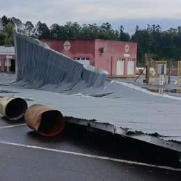 El autódromo de Concordia sufrió importantes daños tras ser azotado por un temporal