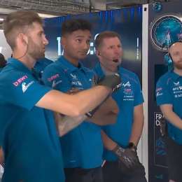 F1: el gesto de los mecánicos de Alpine tras el golpe de Colapinto en la FP2 del GP de Hungría