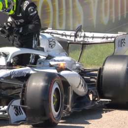 F1: el inconveniente de Checo Pérez que generó la bandera roja en la FP3 del GP de Hungría