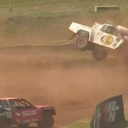 El nieto de Dale Earnhardt, Wyatt Miller, protagonizó un vuelco increíble y terminó la carrera