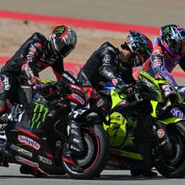 MotoGP en Aragón: así quedó la grilla de partida con Bezzecchi en la pole y Márquez segundo