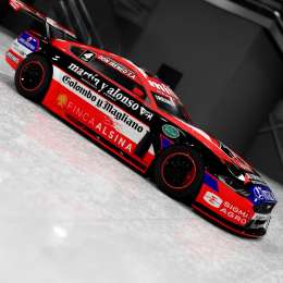 TC: Germán Todino presentó el nuevo diseño de su Ford Mustang