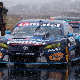 ¡Ni la nieve lo detuvo! Josito Di Palma logró la pole position del TC en el autódromo de San Luis