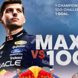 Cómo ver EN VIVO a Verstappen vs. 100 kartings ONLINE y por TV
