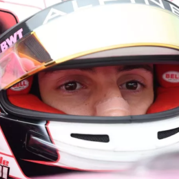 Alpine probó con Gabriele Mini en un Alpine de la temporada pasada