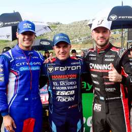 Mariano Werner y Agustín Canapino al frente de las series de las TC Pick Up en Balcarce