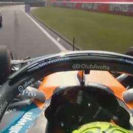 Lando Norris casi provoca un desastre en el GP de Malasia