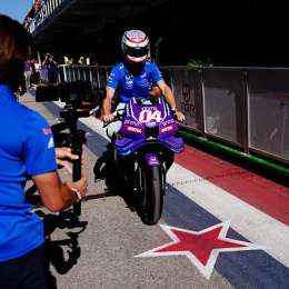 Colapinto, entre la Fórmula 1 y MotoGP: así fue su llegada al paddock de Austin