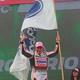 Werner avanzó y subió al podio en Rosario: "Me puse la capa y di todo en la pista"