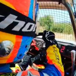 Fernando Alonso entrena con un Kartcross