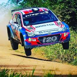 Diego Domínguez ganó la primera fecha del Rally Sudamericano