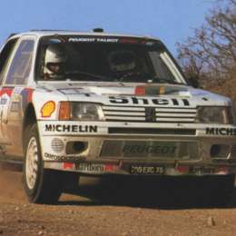 Un argentino corrió el Peugeot 205 de Reutemann en Córcega
