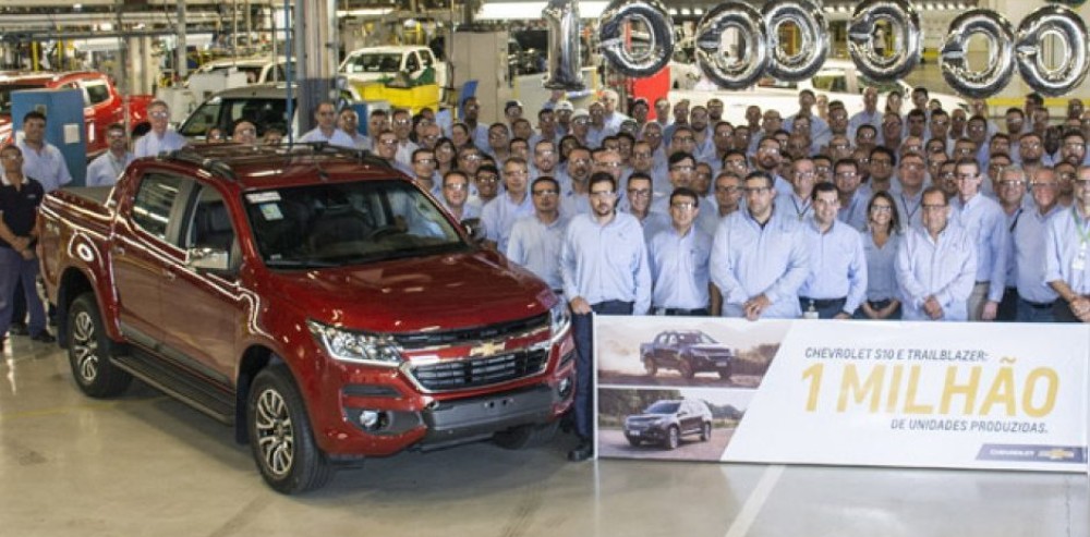 Chevrolet alcanzó el millón de unidades de S10 y Trailblazer