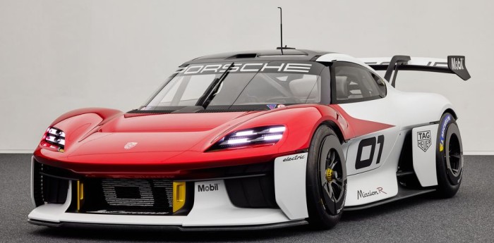 Porsche Mission R, la "Bestia" eléctrica fue presentada en Munich