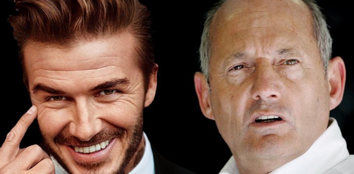 Pelea entre Ron Dennis y David Beckham