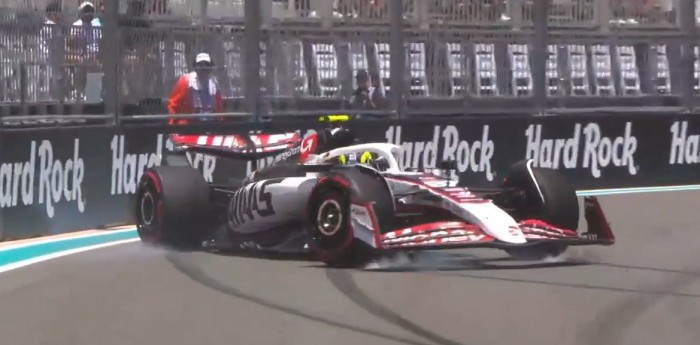 F1: el accidente de Bearman que provocó la bandera roja en Miami