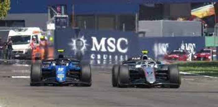 F1: el recuerdo del sobrepaso de Franco Colapinto a Aron en Imola