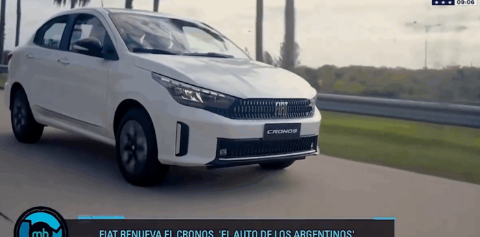 Fiat Argentina presentó el nuevo Cronos
