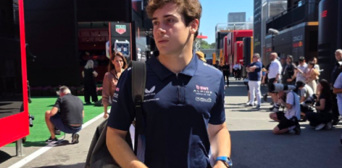 F1: ¡Hola Franco! Colapinto ya está en los boxes del Gran Premio de España