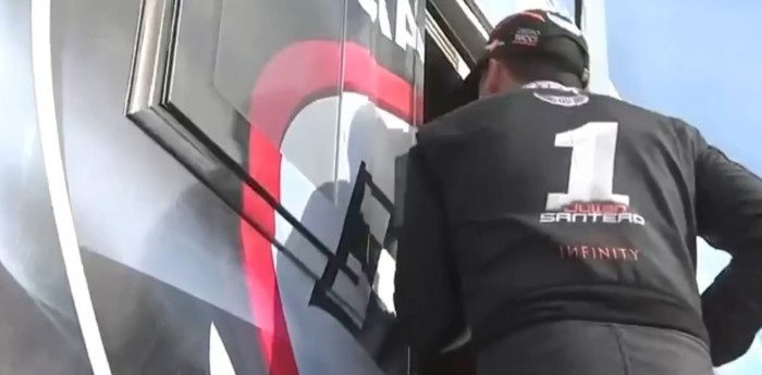 TC: así fue Santero al camión de los Comisarios Deportivos después de la carrera