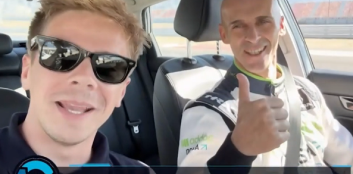 Giramos en el Honda Safety Car con Mariano Pernia