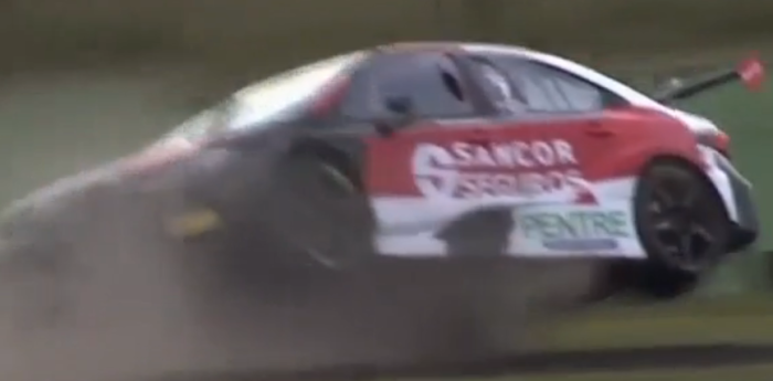 El fuerte despiste de Traut en la clasificación del TC2000 en Concordia