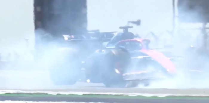 F1: el trompo de Gasly en la FP1 del Gran Premio de Gran Bretaña