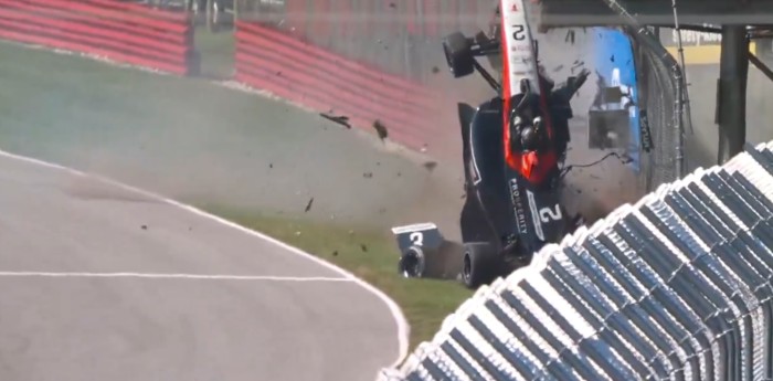 Indy NXT: espectacular accidente en el circuito de Mid Ohio