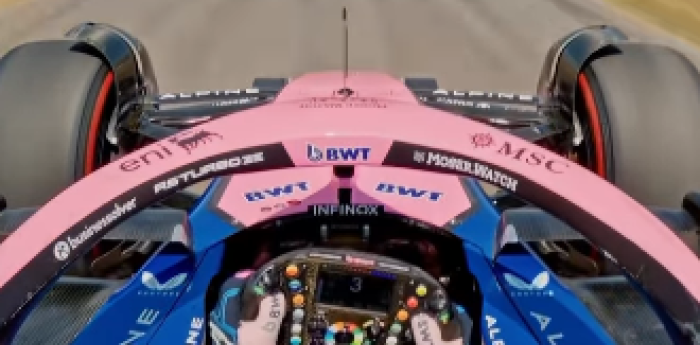 F1: Alpine aceleró el A523 en Goodwood