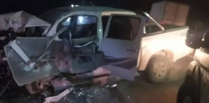 Impactante video: un conductor iba zigzagueando en la ruta, chocó y mató a una pareja