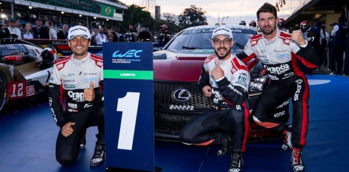 WEC: el “sabor especial” del triunfo de “Pechito” en las 6 Horas de Sao Paulo: “Ganar en el Lexus parecía inimaginable”