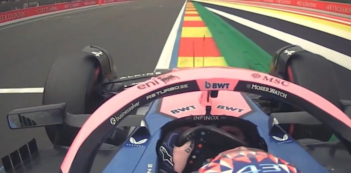 F1: la vuelta rápida con la que Colapinto intentó pasar a la Q2 en Spa