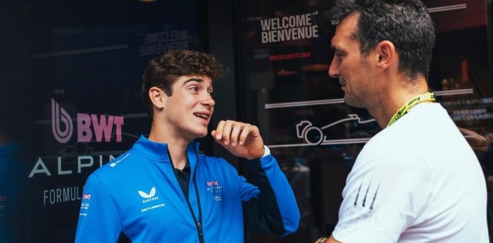 F1: Colapinto recibió la visita de Scaloni en la previa del GP de Bélgica
