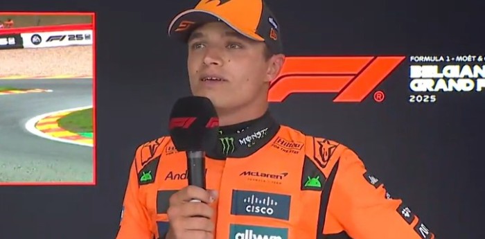 F1: Norris luego de finalizar segundo en el GP de Bélgica: “Piastri lo merecía, y yo cometí errores”