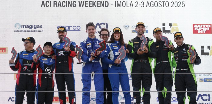 GT Italiano: con un gran maniobra en la última vuelta, Matías Russo ganó en Imola