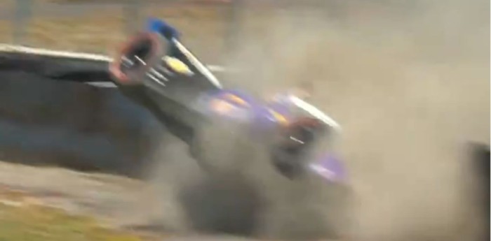 IndyCar: ¡Fortísimo accidente! Conor Daly impactó contra el muro de contención en Portland