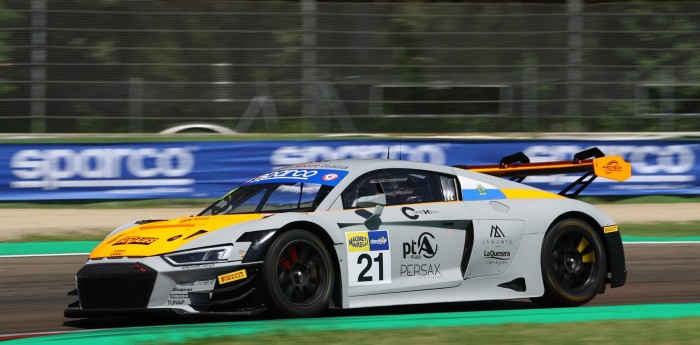 Lautaro De la Iglesia probó un Audi R8 GT3 en Italia