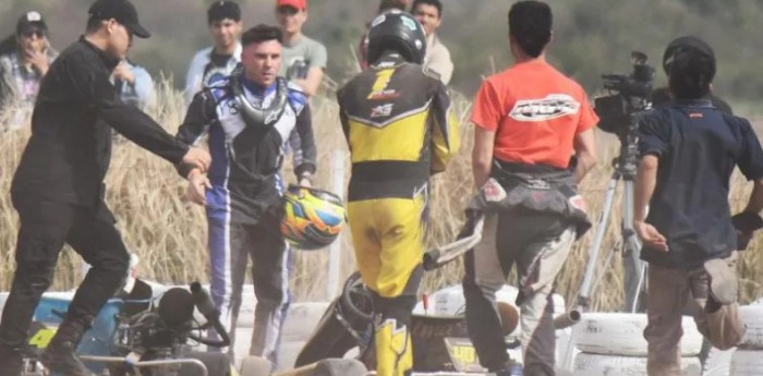 Dos pilotos protagonizaron un acto de violencia durante la inauguración del kartódromo de Saénz Peña