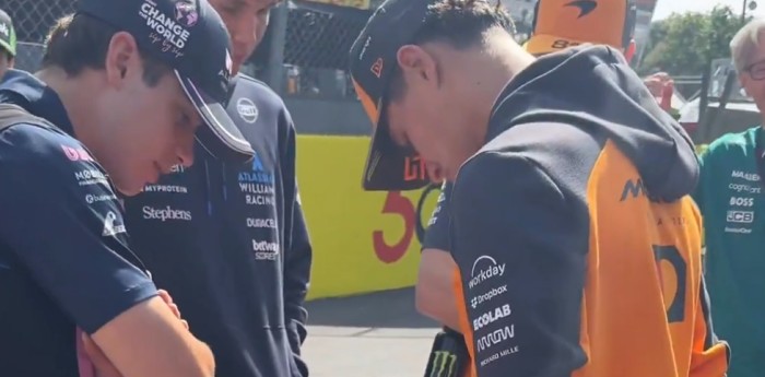 F1: la tradición argentina con la que Colapinto bromeó a Norris en el GP de Italia